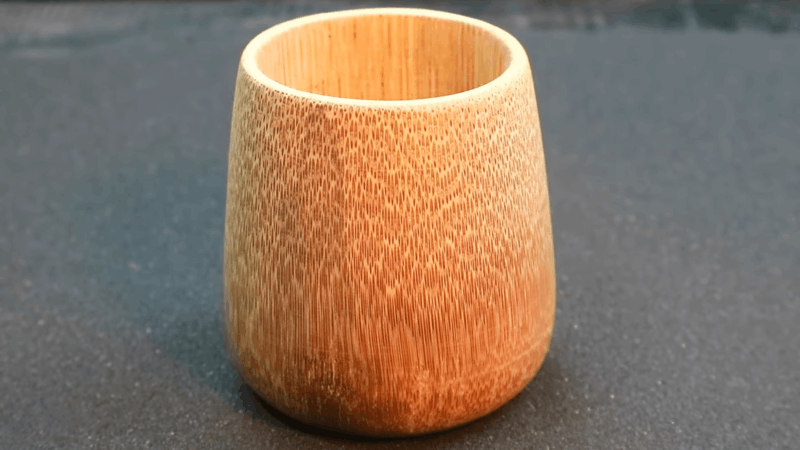 handicraft bamboo cup