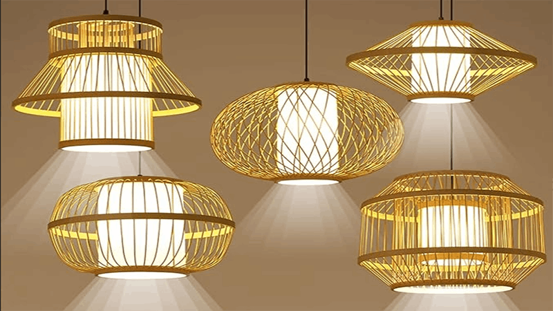 home decoration with bamboo hancrafted