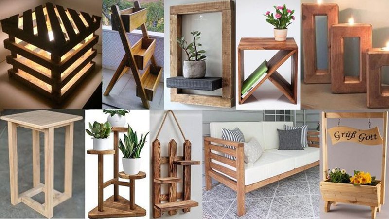 handicraft wooden home decor ideas