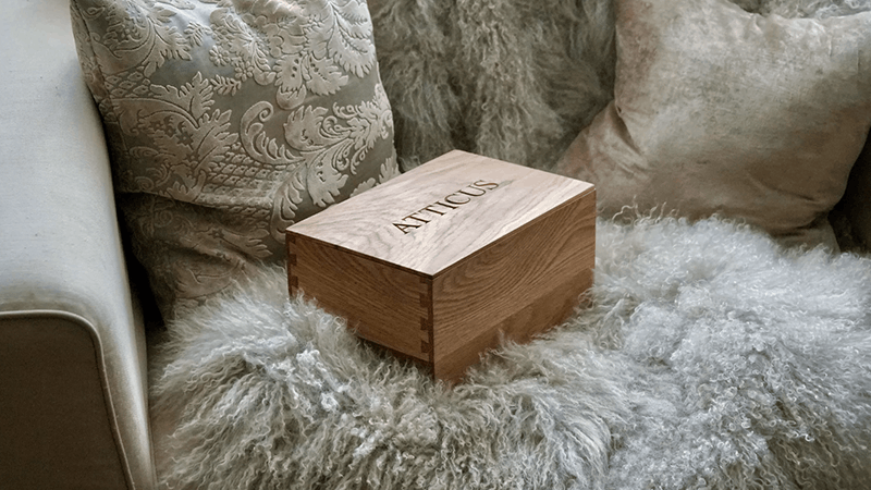 handmade wooden jewelry box for gifts