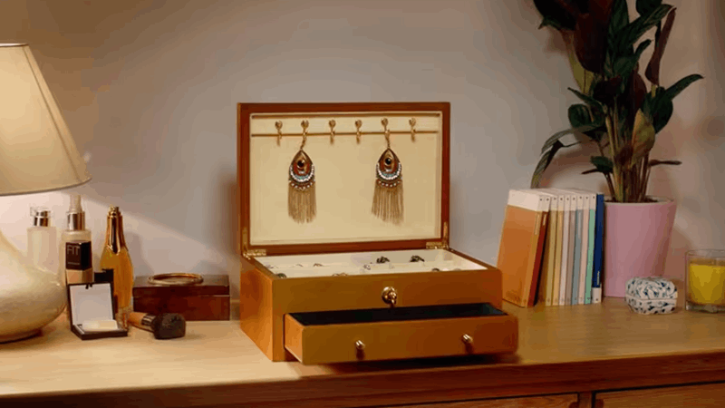 handmade wooden jewelry box